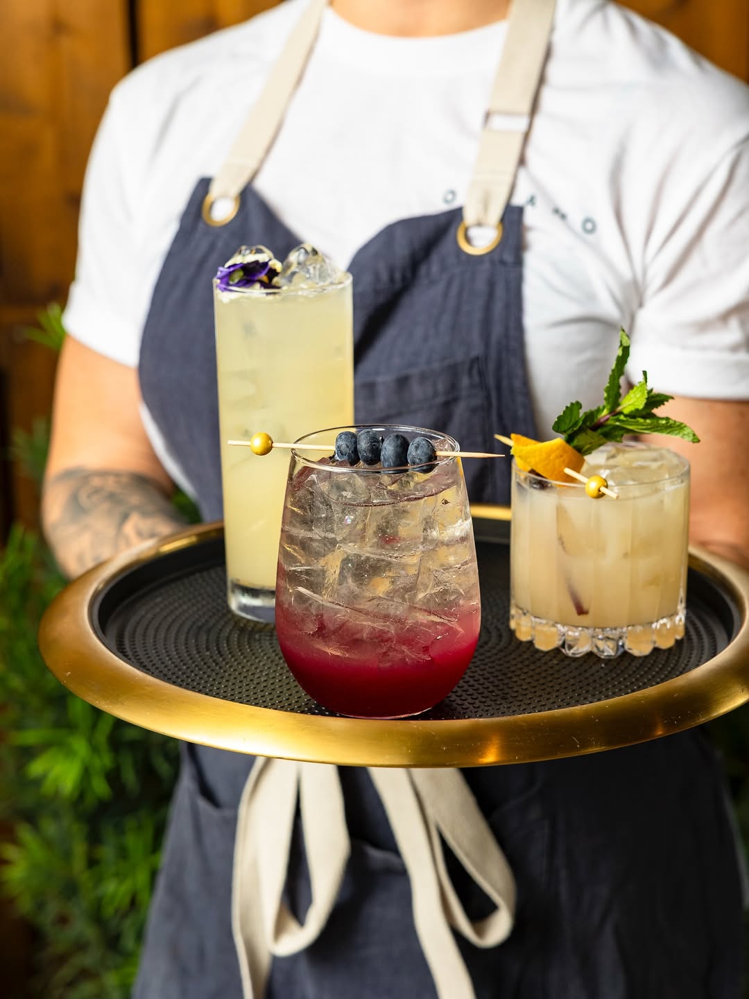 Cocktails representing bars, brews and gathering spots